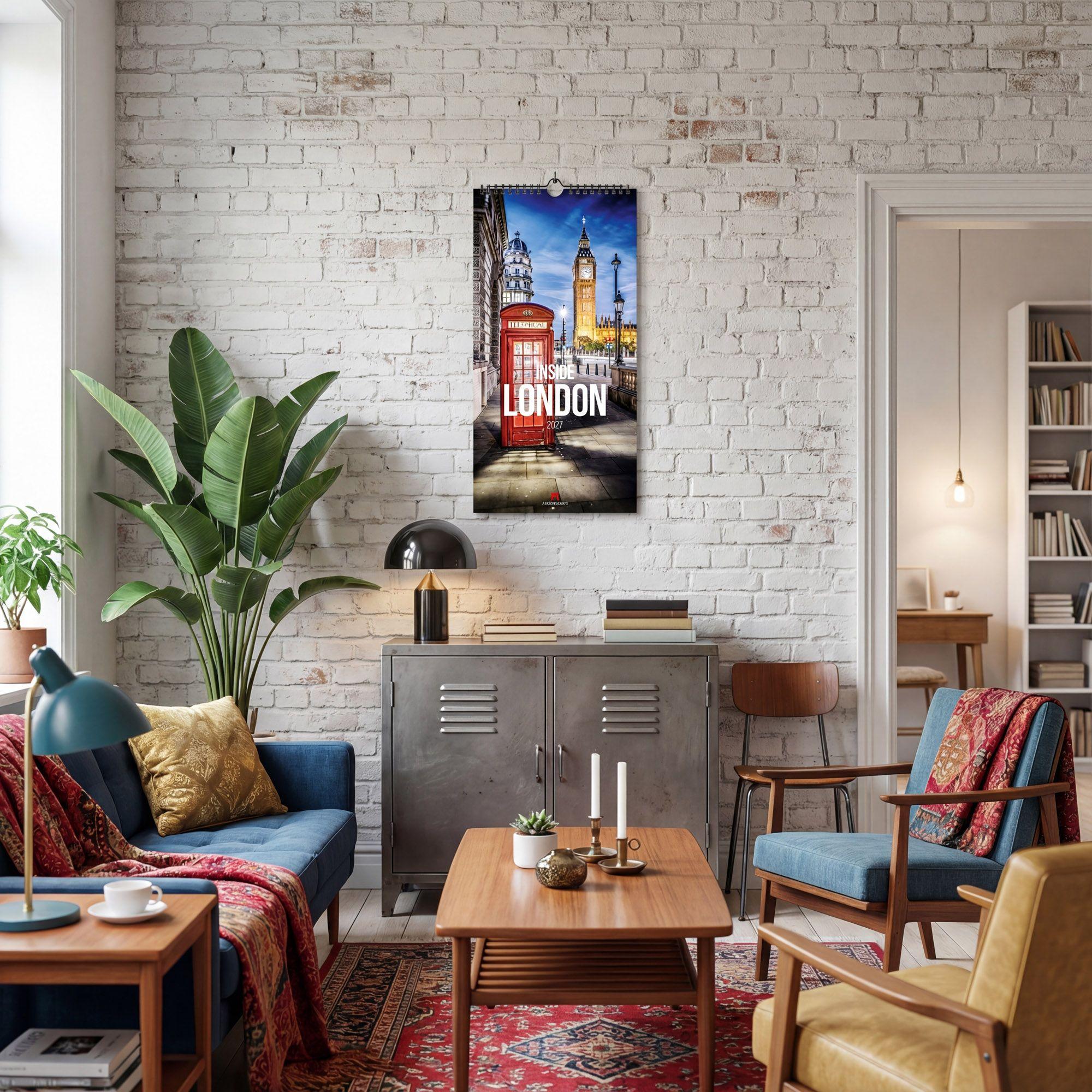 Beispielinhalt (Bild) Inside London Kalender 2027