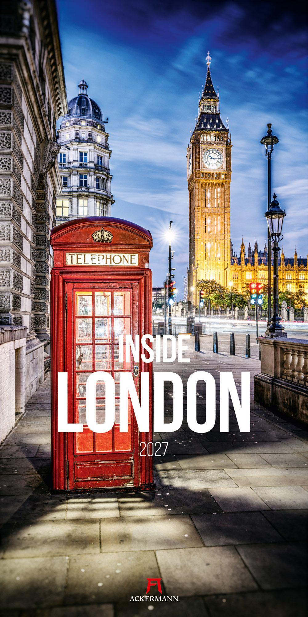 Vorderes Coverbild Inside London Kalender 2027
