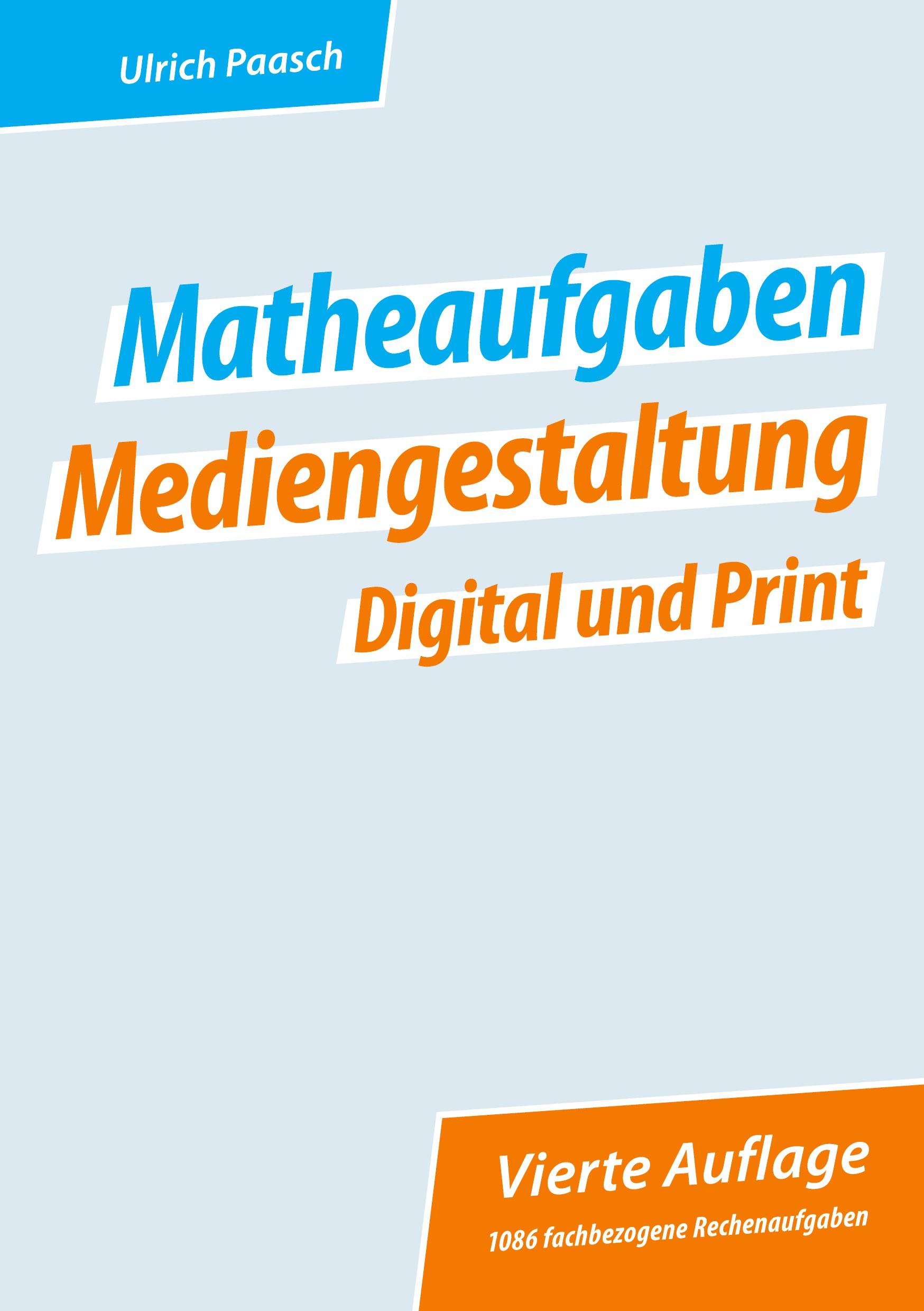 Vorderes Coverbild Matheaufgaben Mediengestaltung Digital und Print