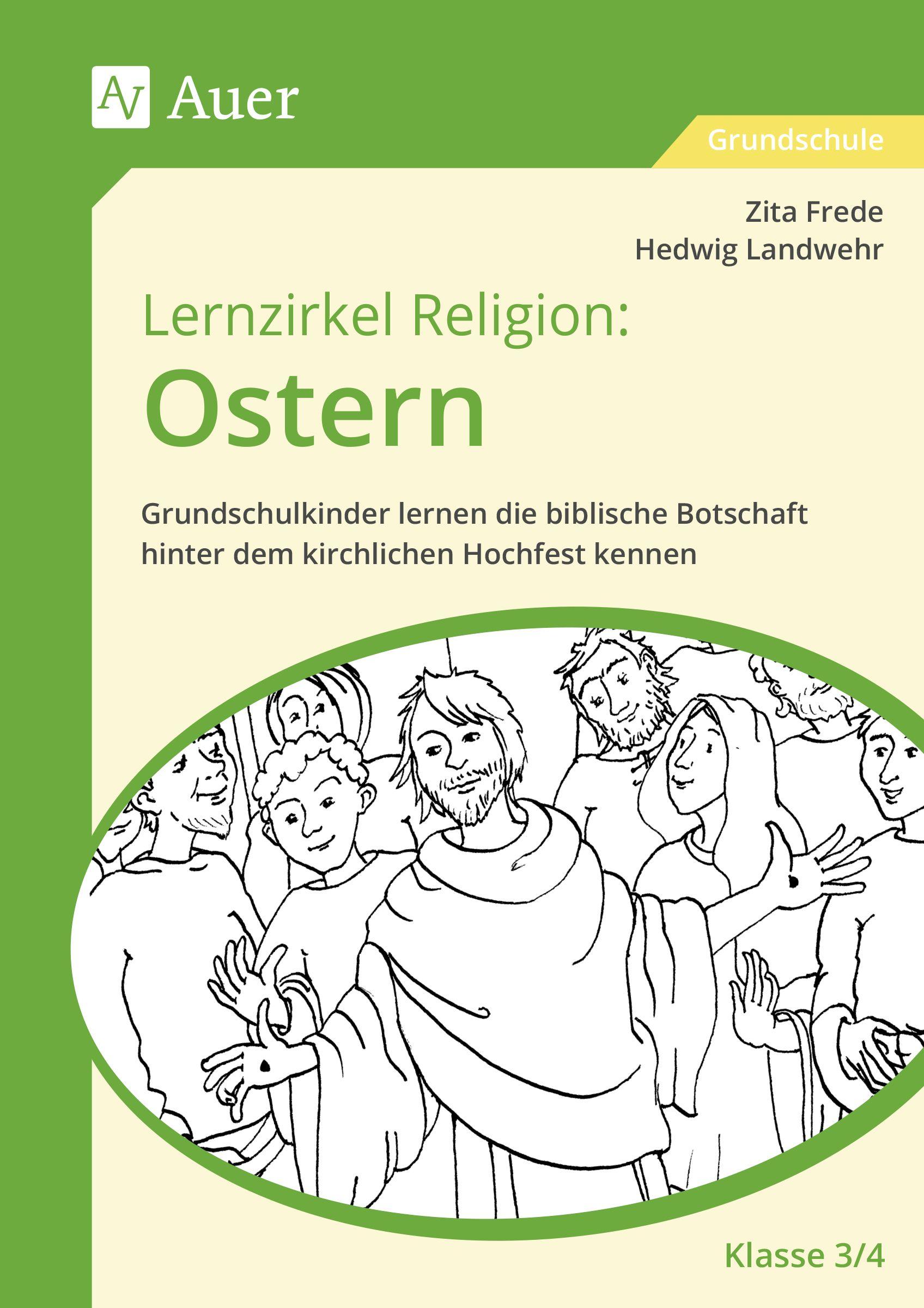 Vorderes Coverbild Lernzirkel Religion: Ostern - Klasse 3/4