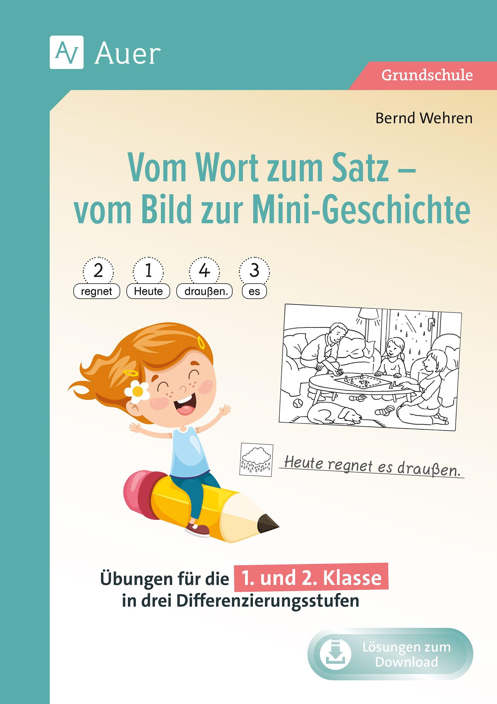 Vorderes Coverbild Vom Wort zum Satz - vom Bild zur Mini-Geschichte