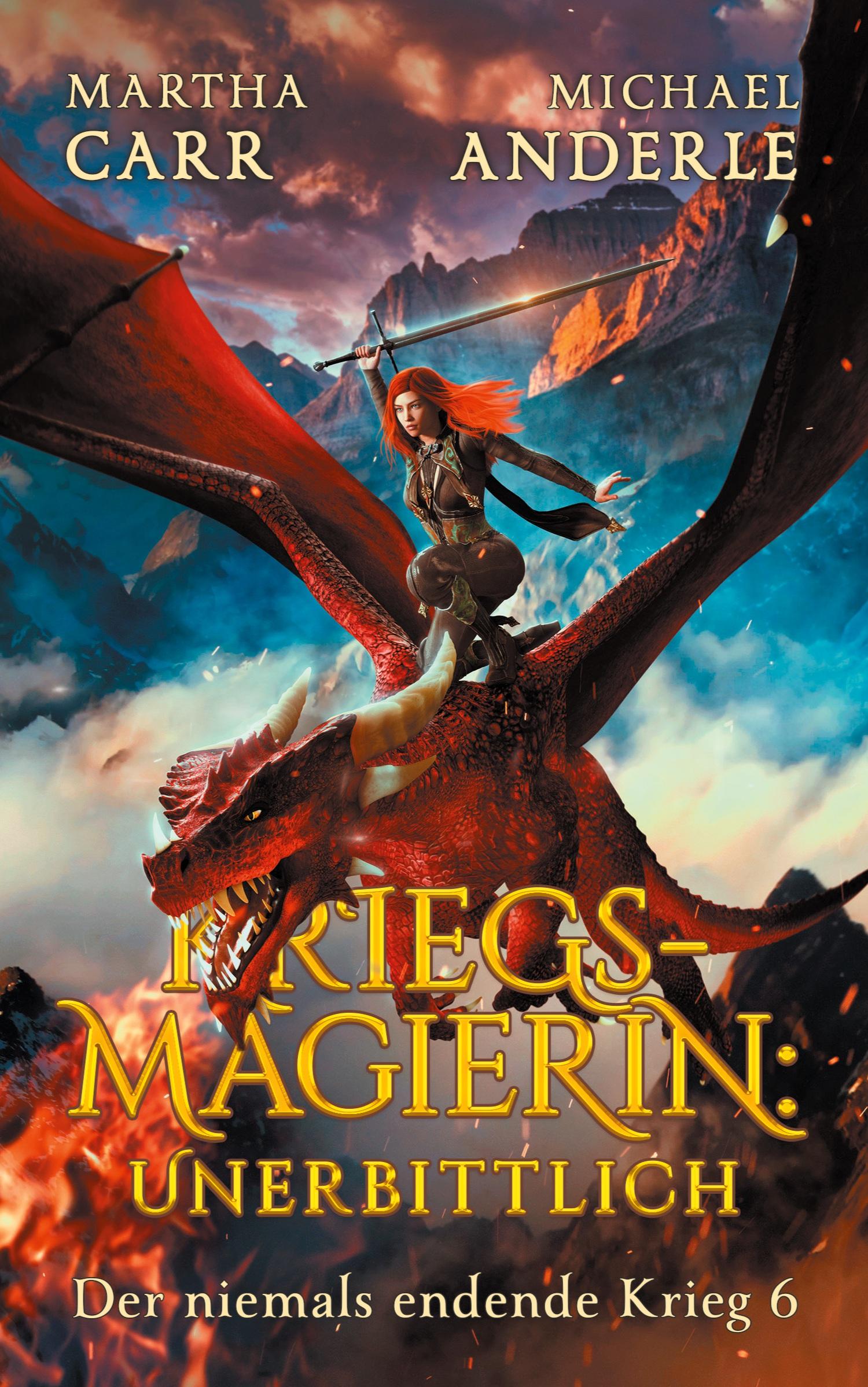 Vorderes Coverbild Kriegsmagierin: Unerbittlich