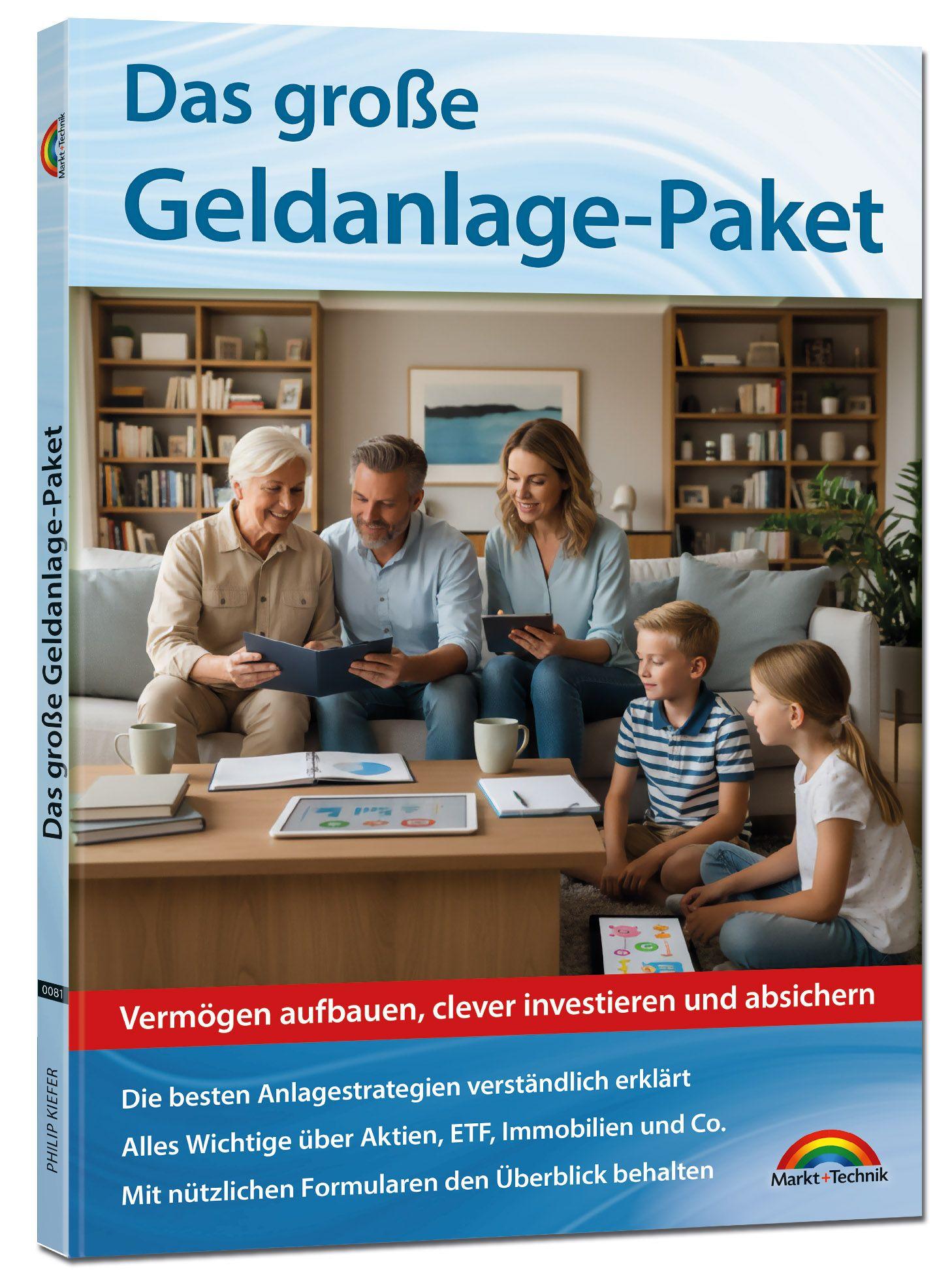 Vorderes Coverbild Das große Geldanlage Paket - die besten Anlagestrategien verständlich erklärt. Aktien, ETF, Immobilien und Co.