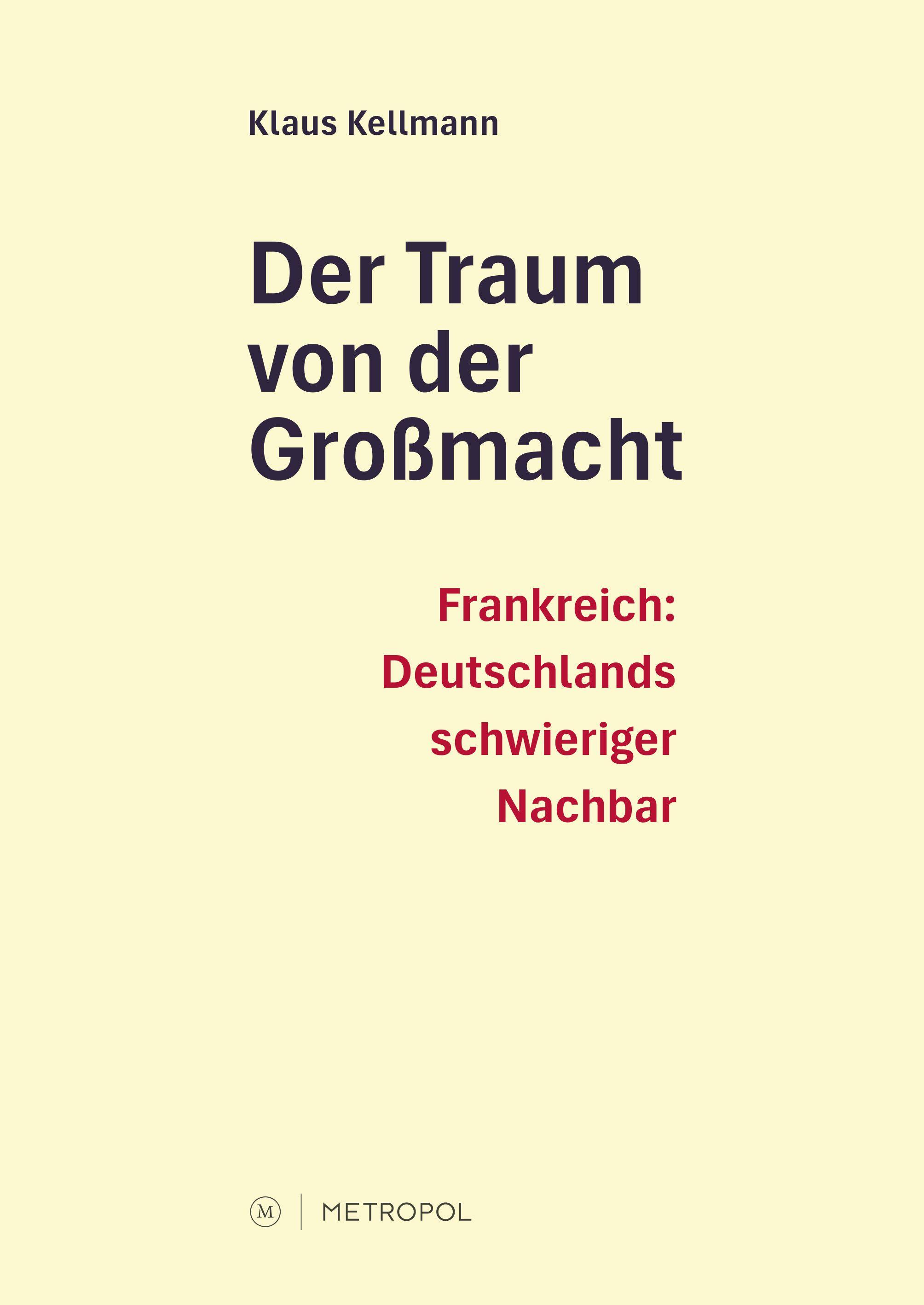 Vorderes Coverbild Der Traum von der Großmacht