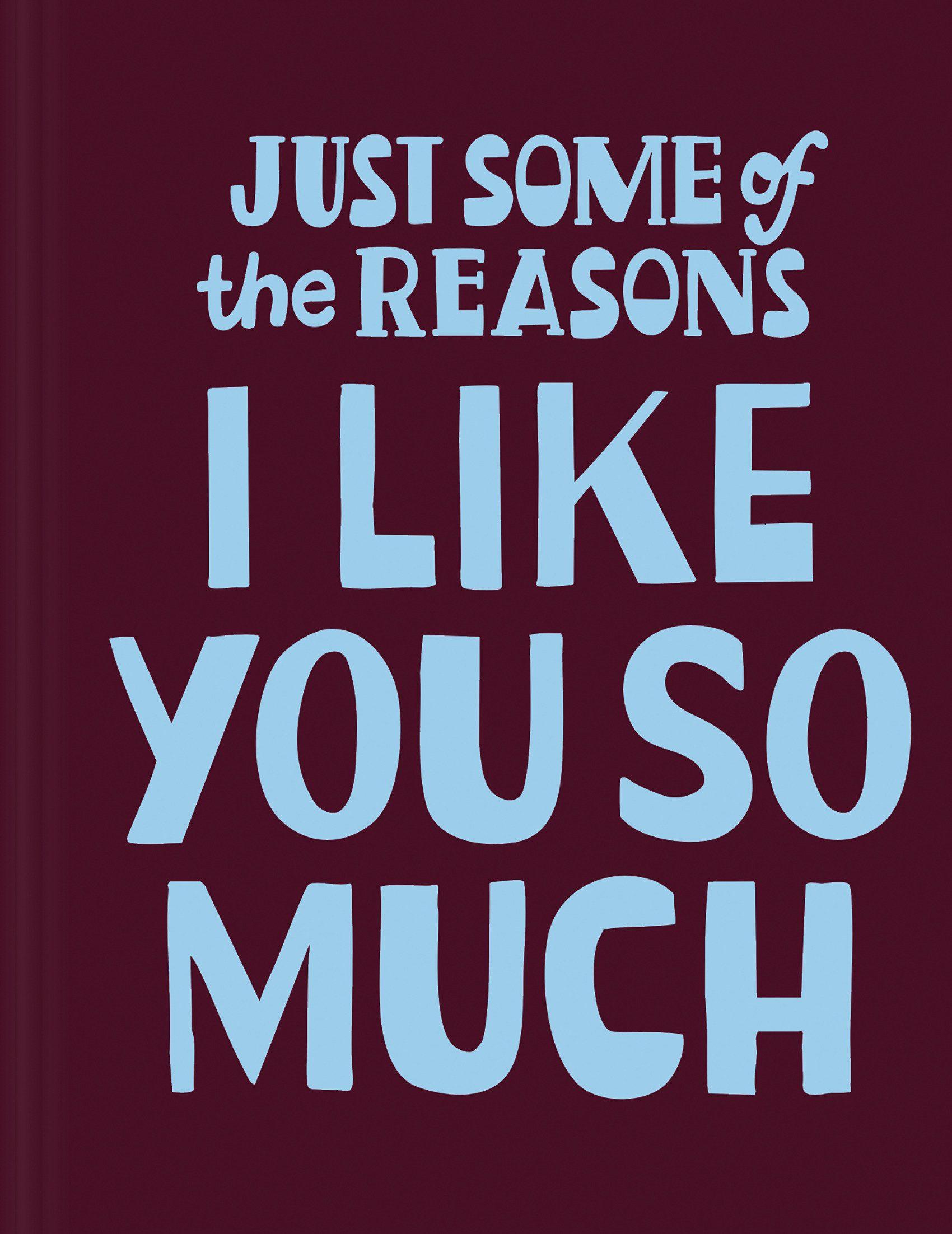 Vorderes Coverbild Just Some of the Reasons I Like You So Much
