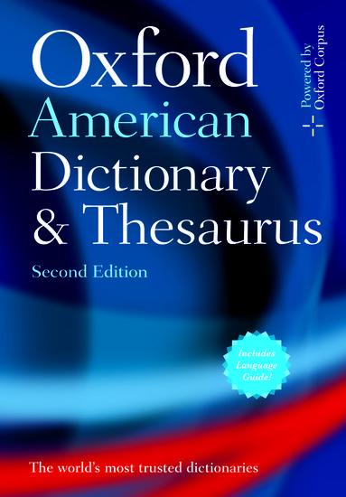 Vorderes Coverbild Oxford American Dictionary & Thesaurus, 2e