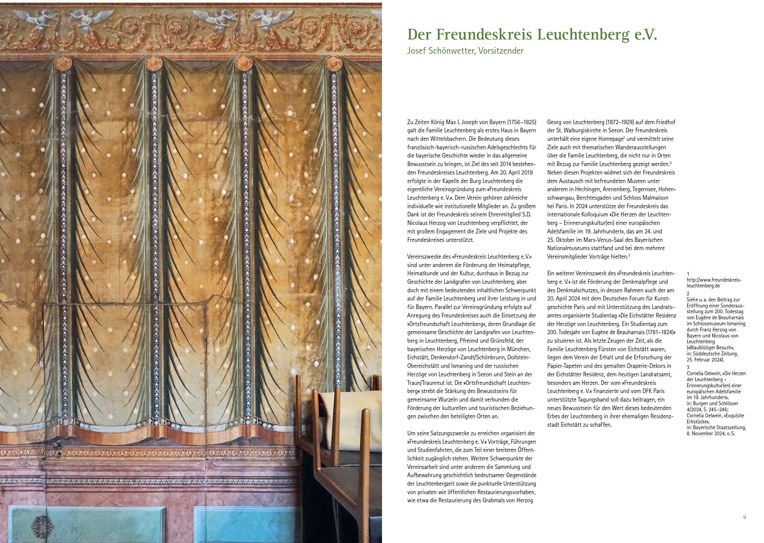 Beispielinhalt (Bild) Die Eichstätter Residenz der Herzöge von Leuchtenberg