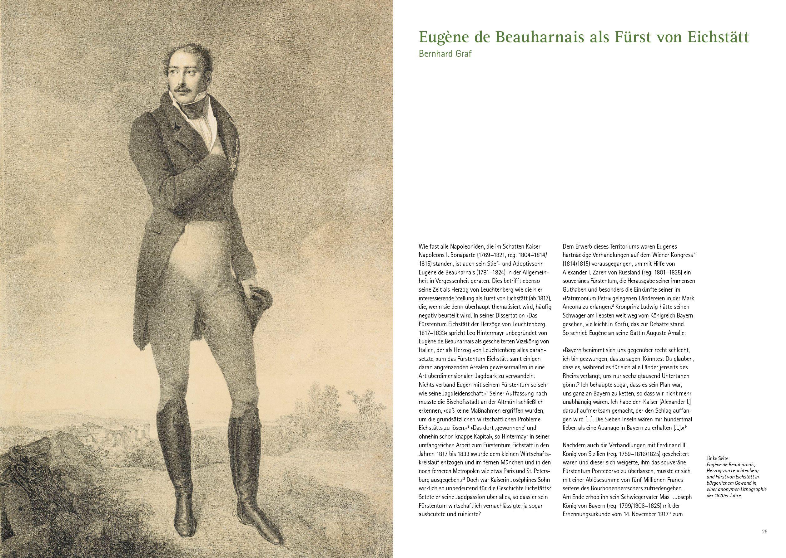 Beispielinhalt (Bild) Die Eichstätter Residenz der Herzöge von Leuchtenberg