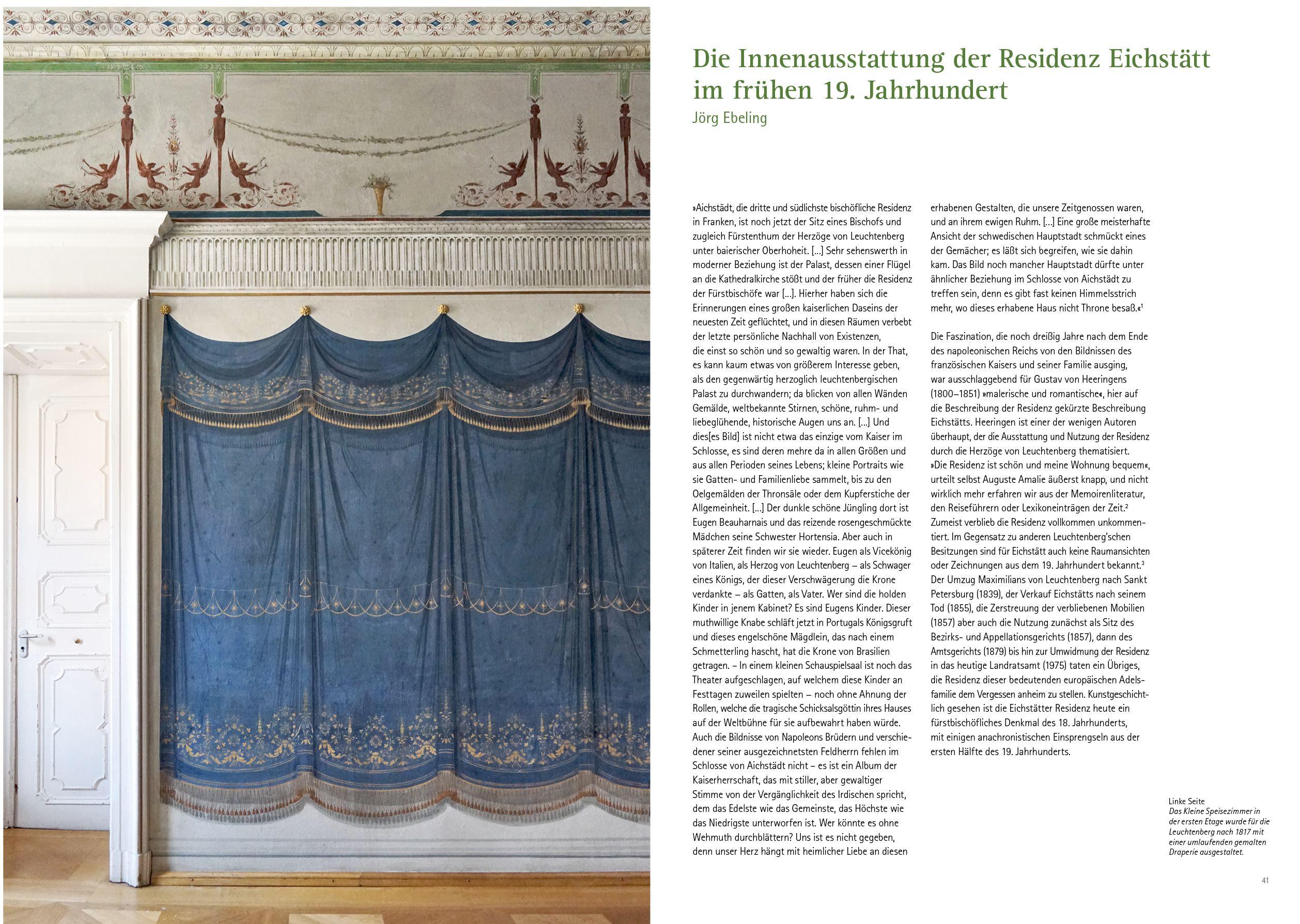 Beispielinhalt (Bild) Die Eichstätter Residenz der Herzöge von Leuchtenberg