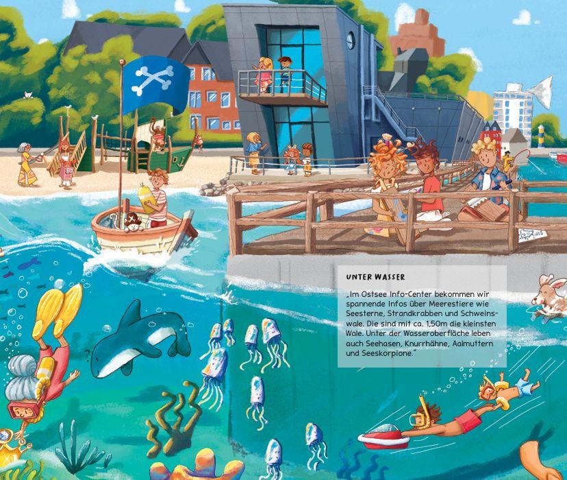 Beispielinhalt (Bild) Das Eckernförde Wimmelbuch