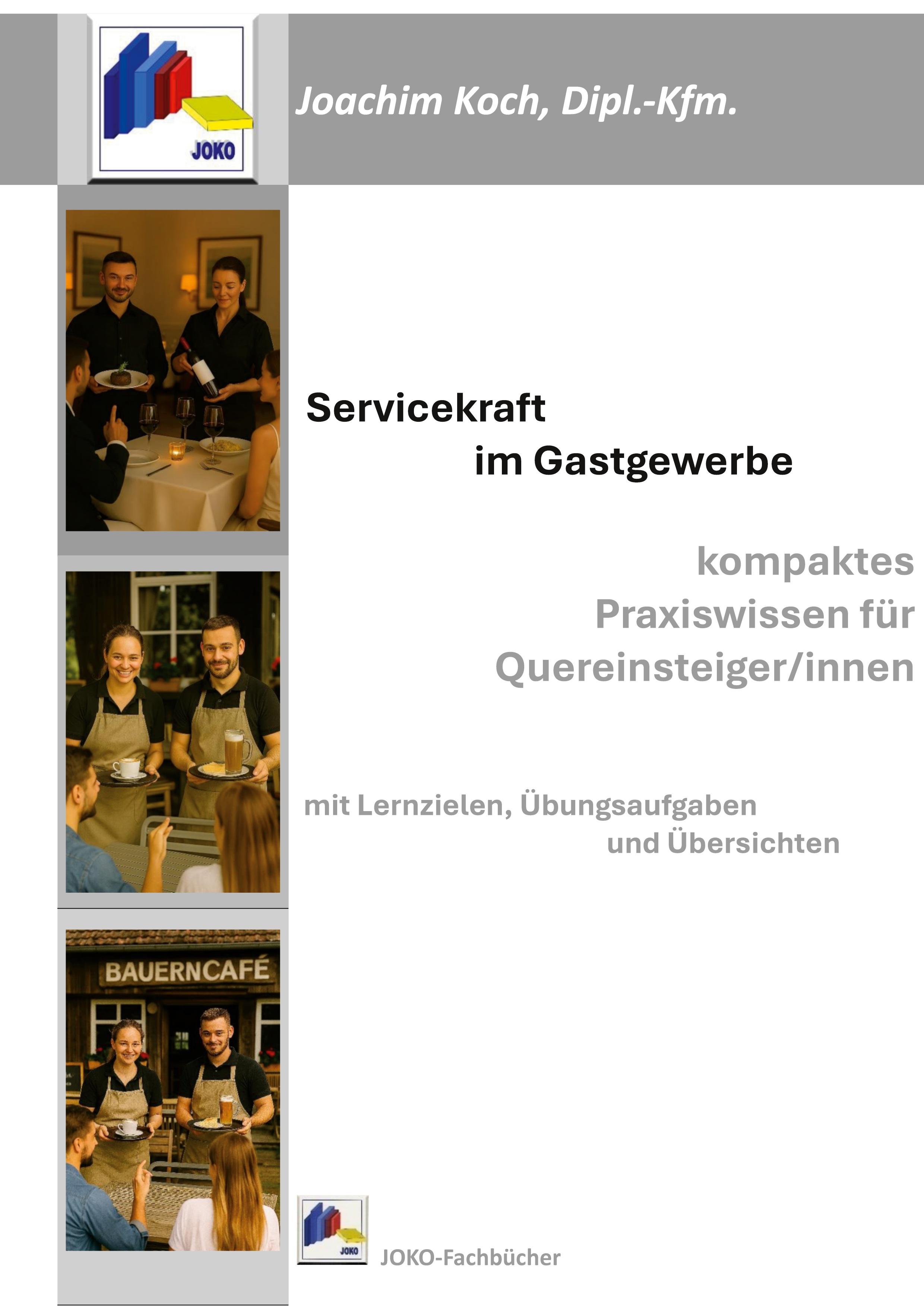 Vorderes Coverbild Servicekraft im Gastgewerbe