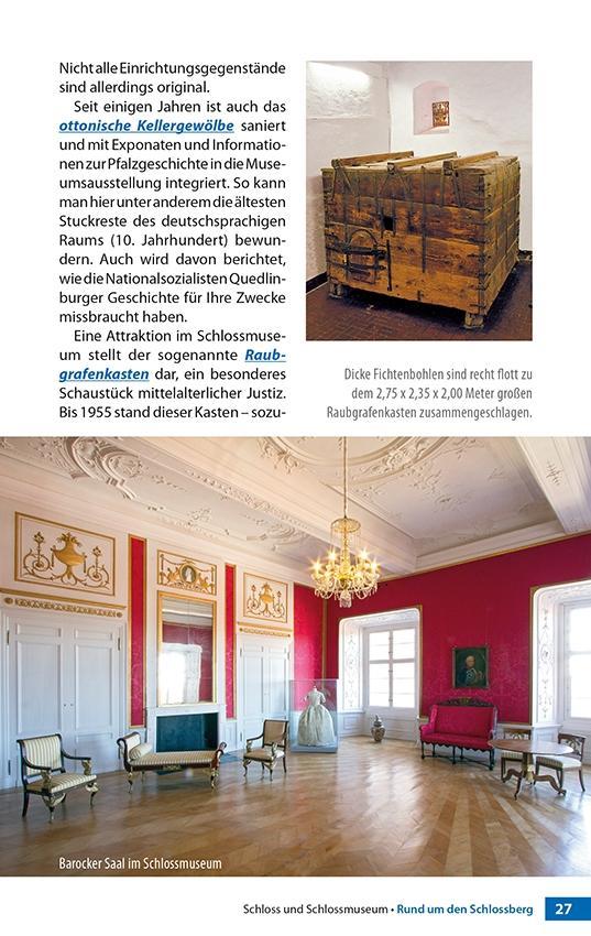 Beispielinhalt (Bild) Quedlinburg - Der Stadtführer