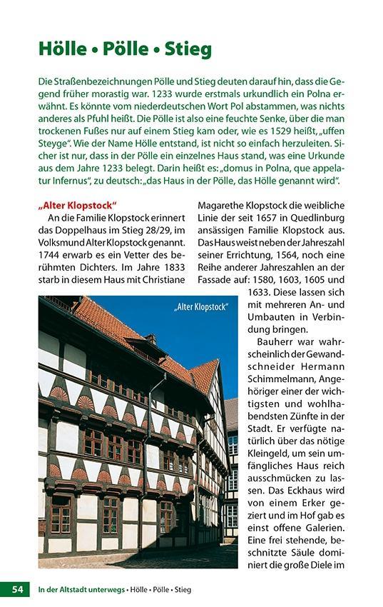 Beispielinhalt (Bild) Quedlinburg - Der Stadtführer