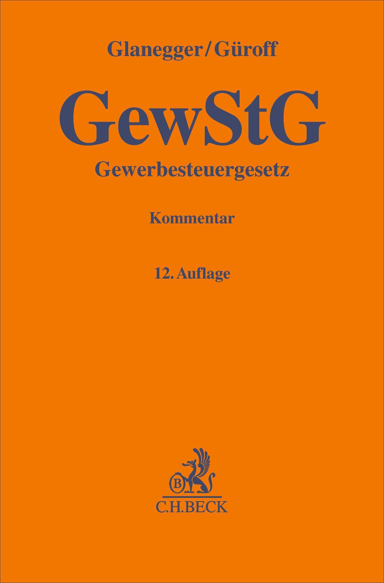 Vorderes Coverbild Gewerbesteuergesetz. GewStG