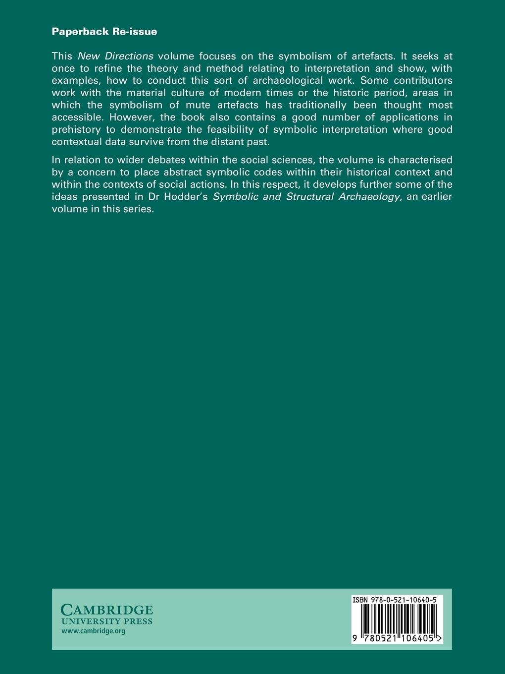 Rückseitencover The Archaeology of Contextual Meanings