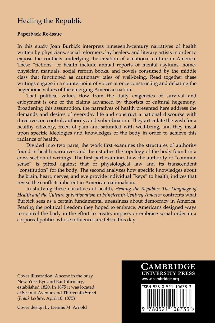 Rückseitencover Healing the Republic