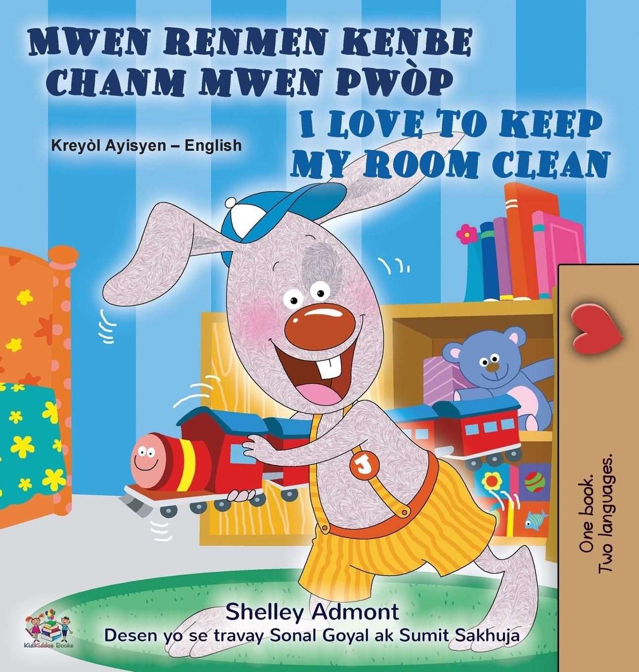 Vorderes Coverbild I Love to Keep My Room Clean (Haitian Creole English Bilingual Edition)