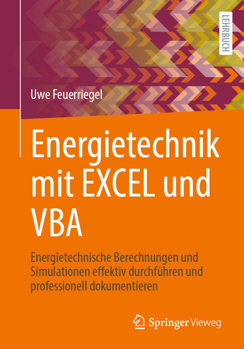 Vorderes Coverbild Energietechnik mit EXCEL und VBA