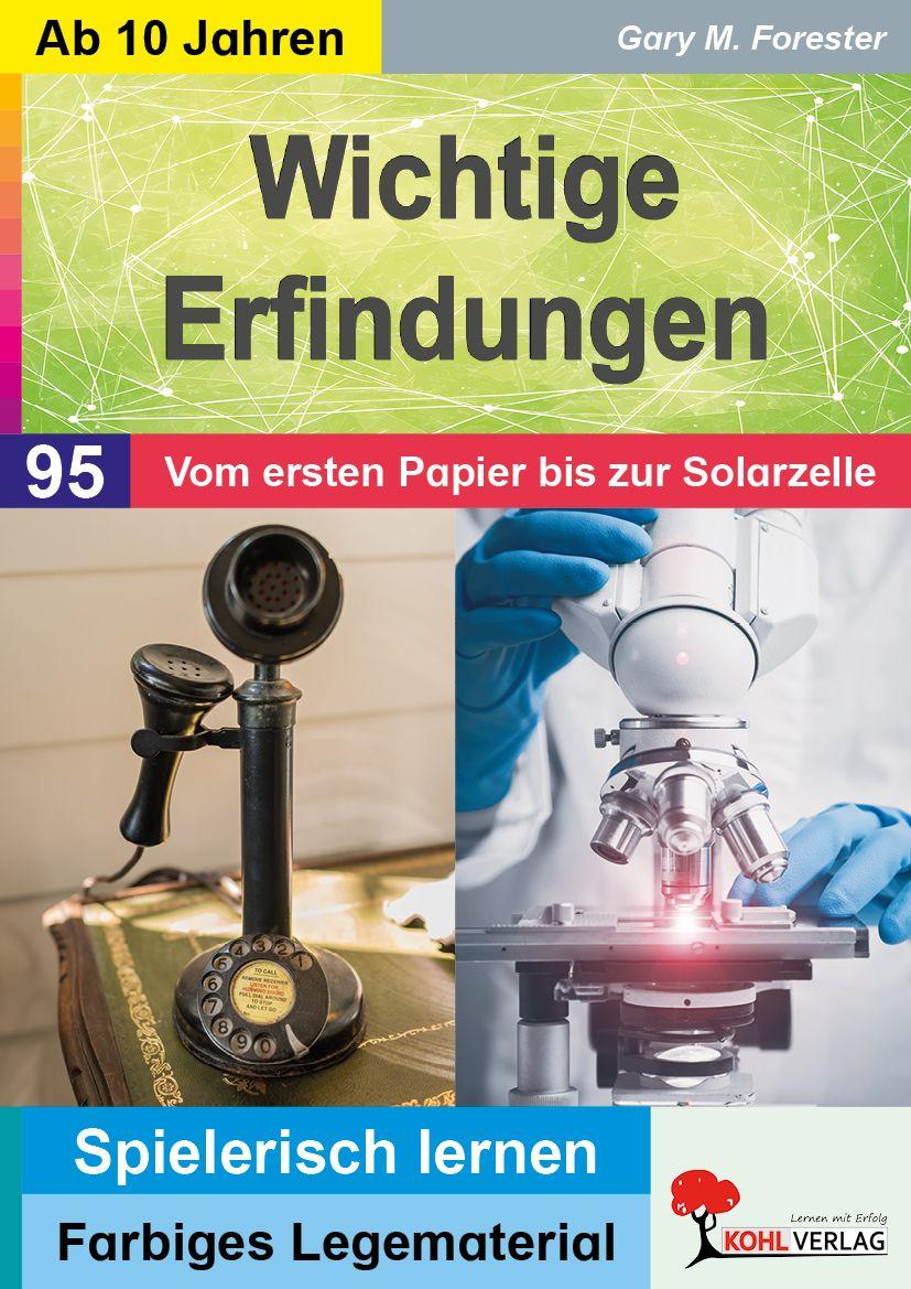 Vorderes Coverbild Wichtige Erfindungen / Vom ersten Papier bis zur Solarzelle