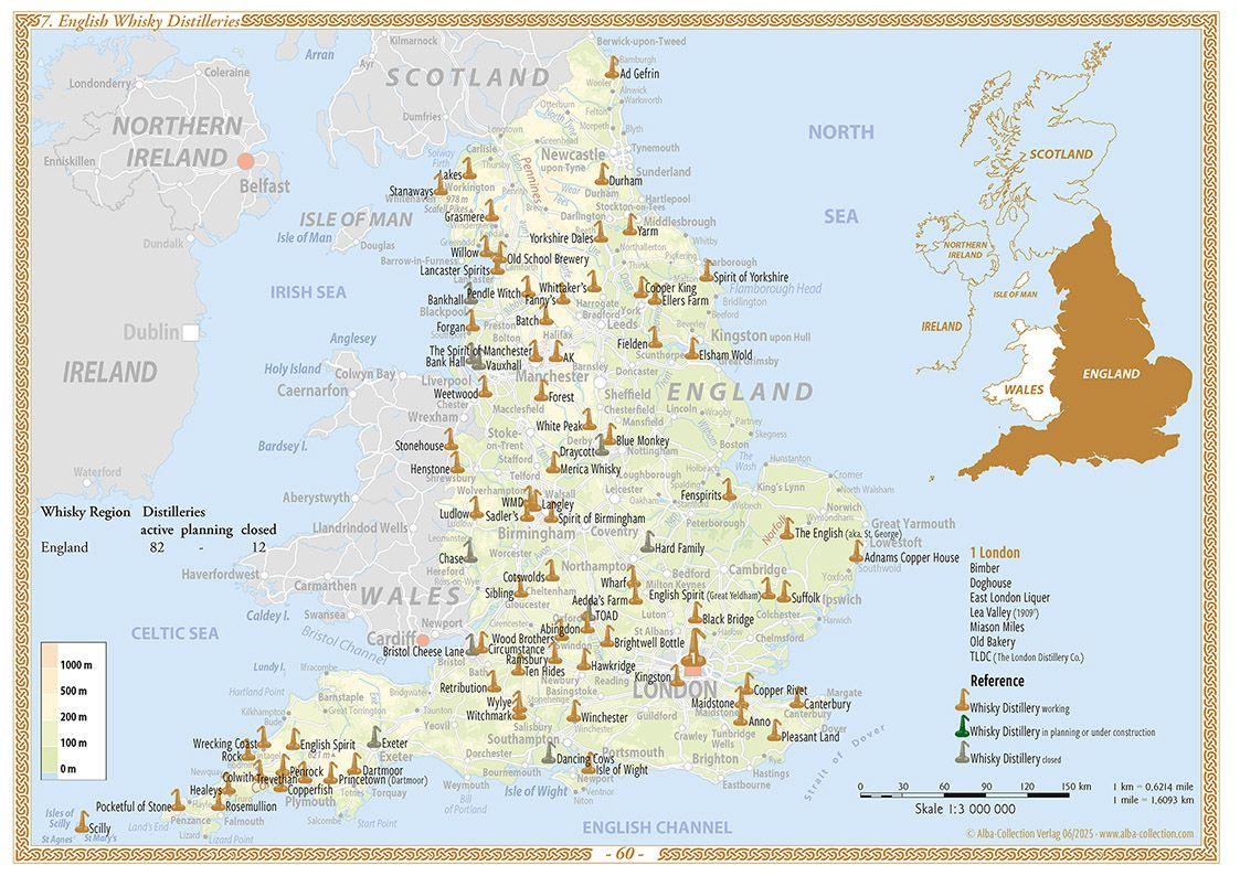 Beispielinhalt (Bild) Whisky Atlas Europe 2025