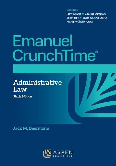 Vorderes Coverbild Emanuel CrunchTime for Administrative Law