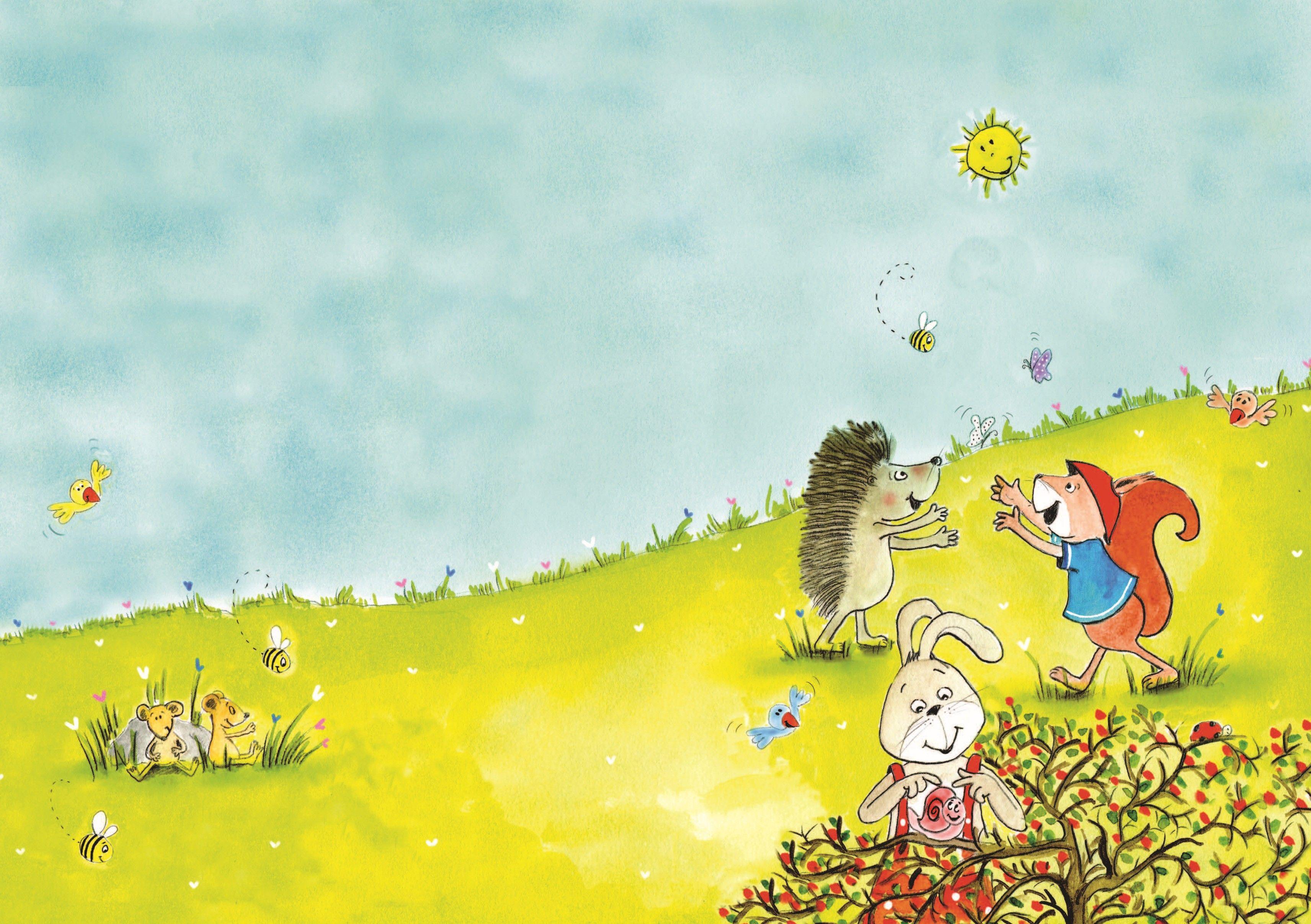 Beispielinhalt (Bild) Zwei Freunde