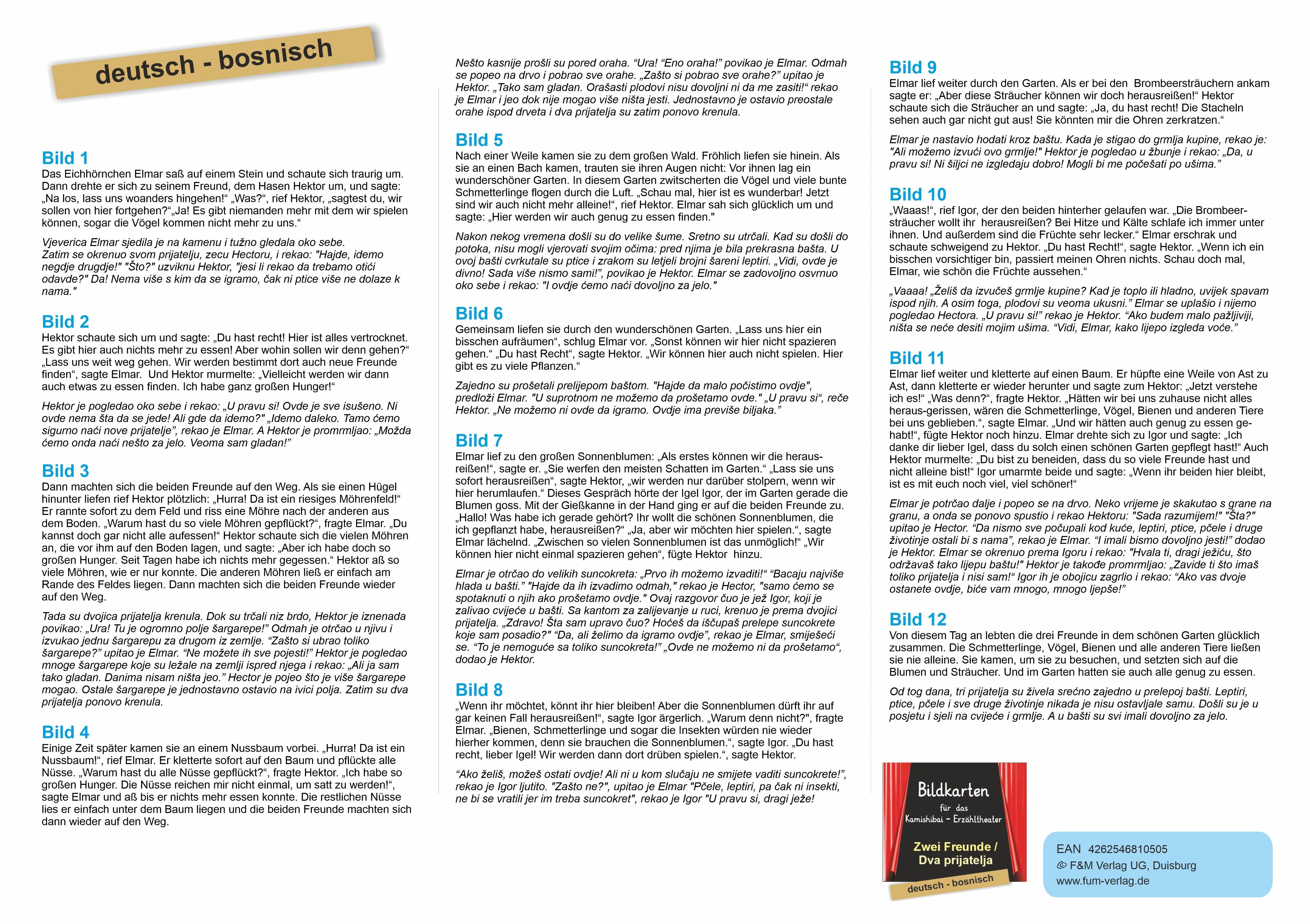 Beispielinhalt (Bild) Zwei Freunde