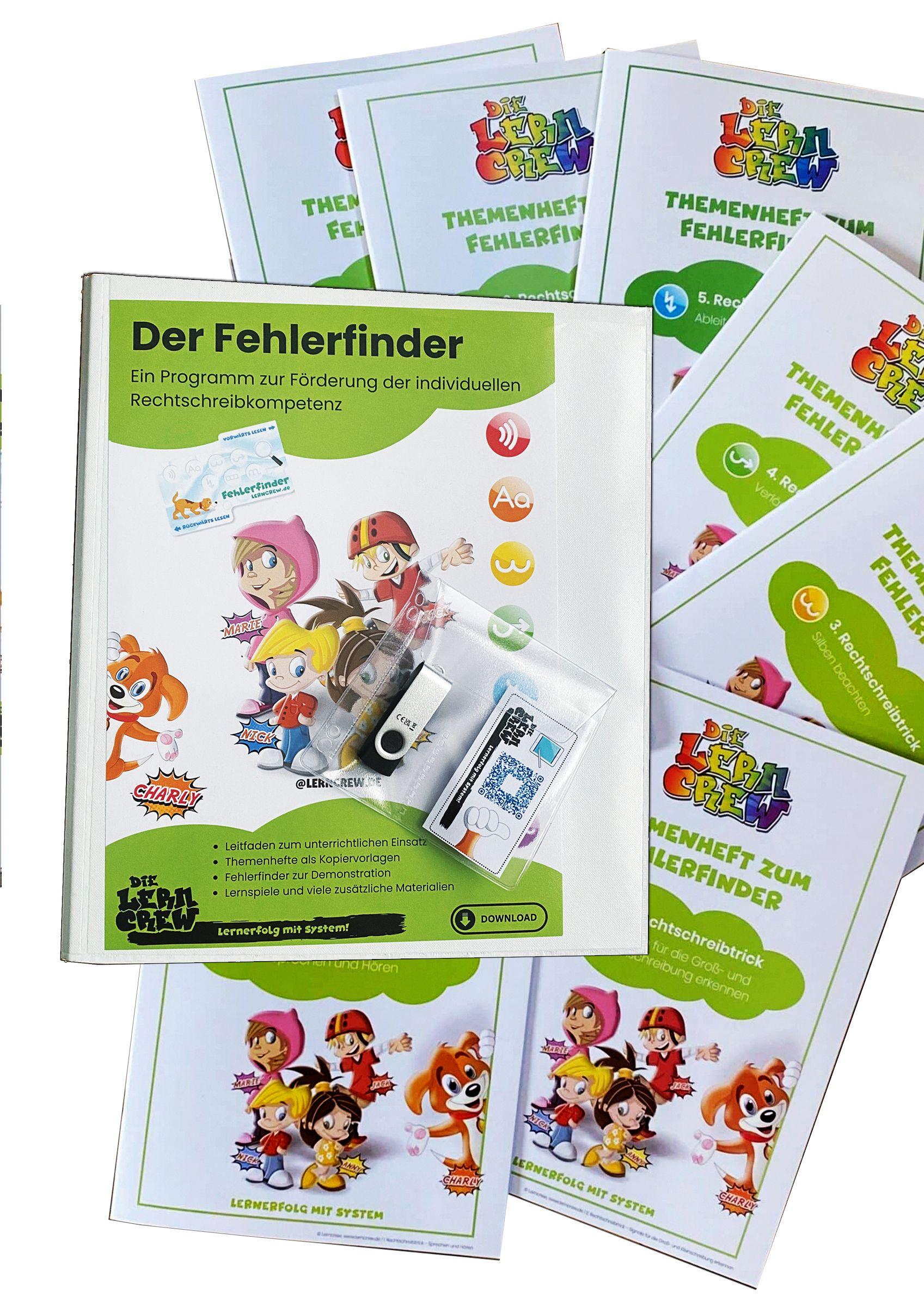 Vorderes Coverbild Die Lerncrew: Der Fehlerfinder - Lehrerhandreichung