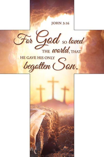 Vorderes Coverbild Bookmarks - Crosses - Easter - For God So Loved the World
