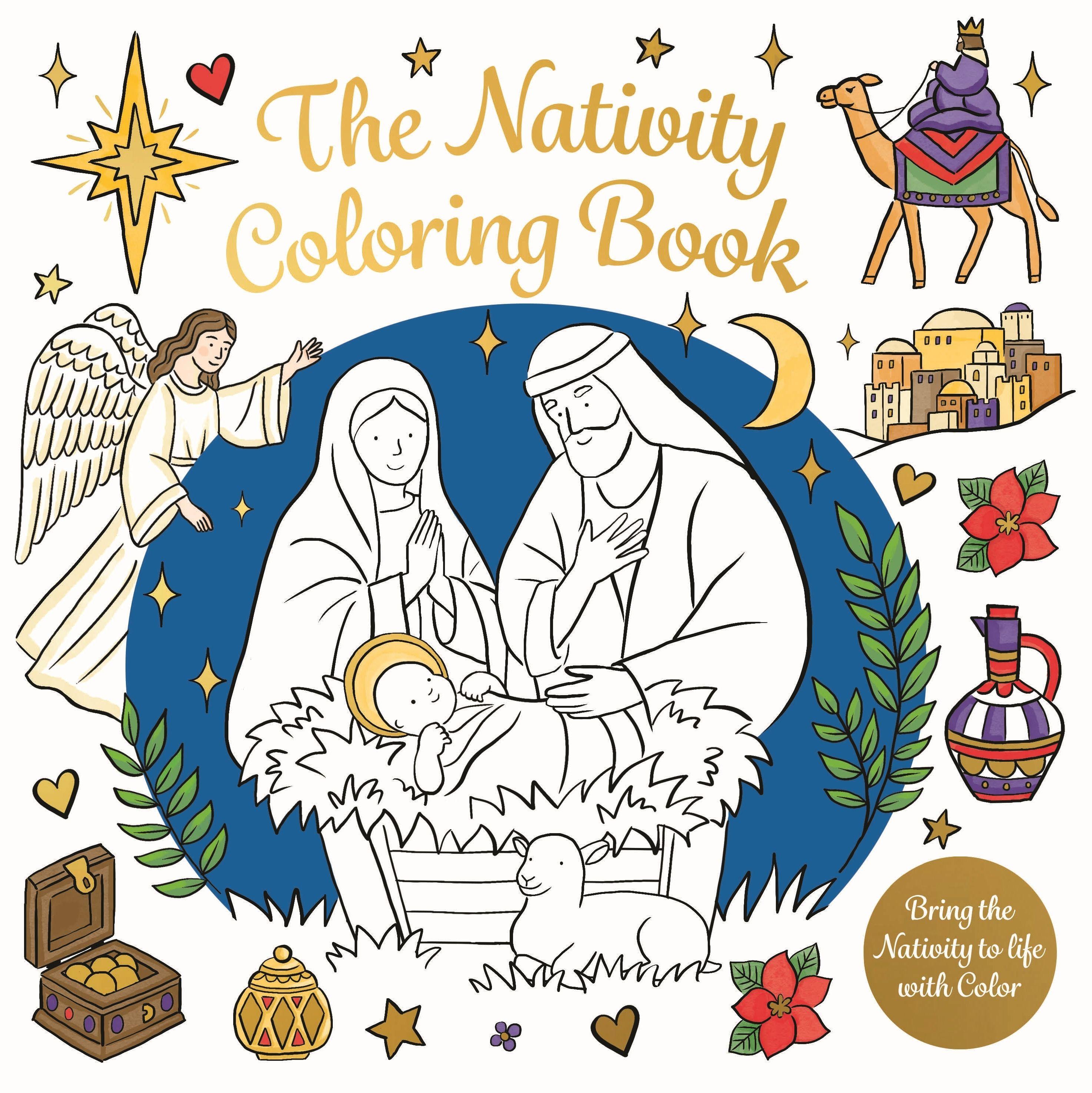 Vorderes Coverbild The Nativity Coloring Book