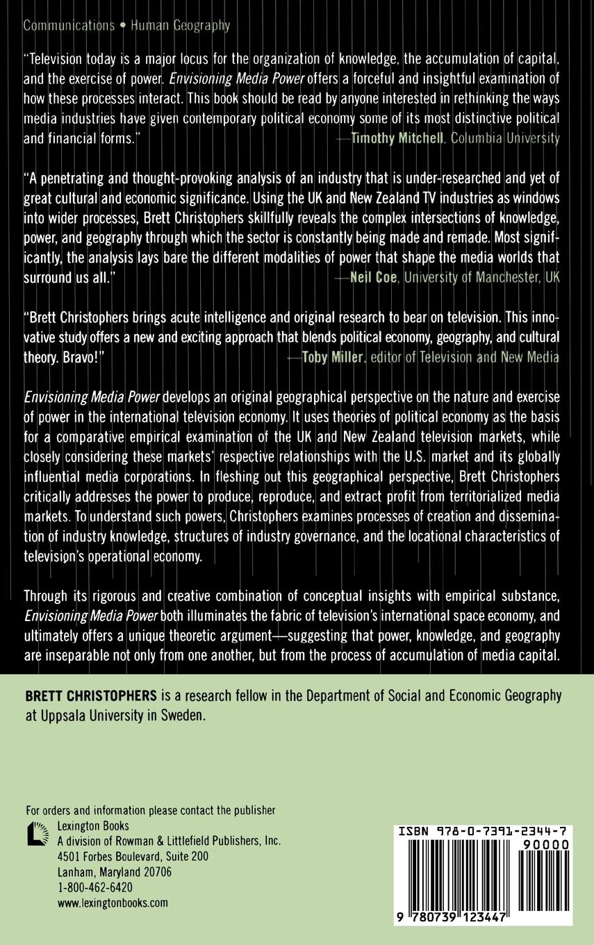 Rückseitencover Envisioning Media Power