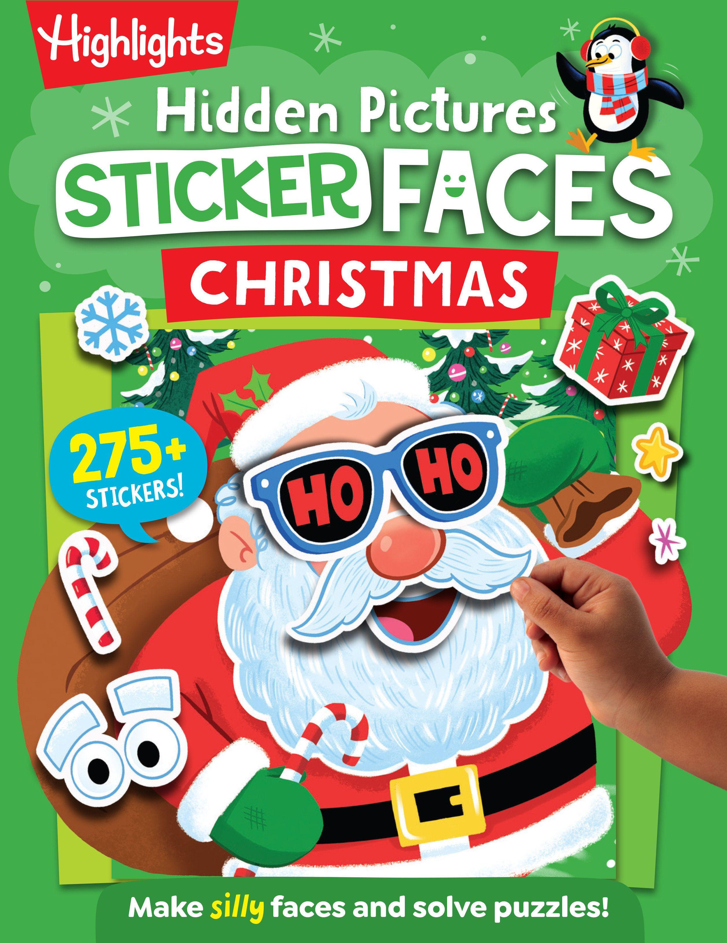 Vorderes Coverbild Hidden Pictures Sticker Faces: Christmas