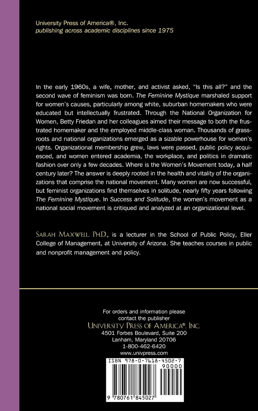 Rückseitencover Success and Solitude