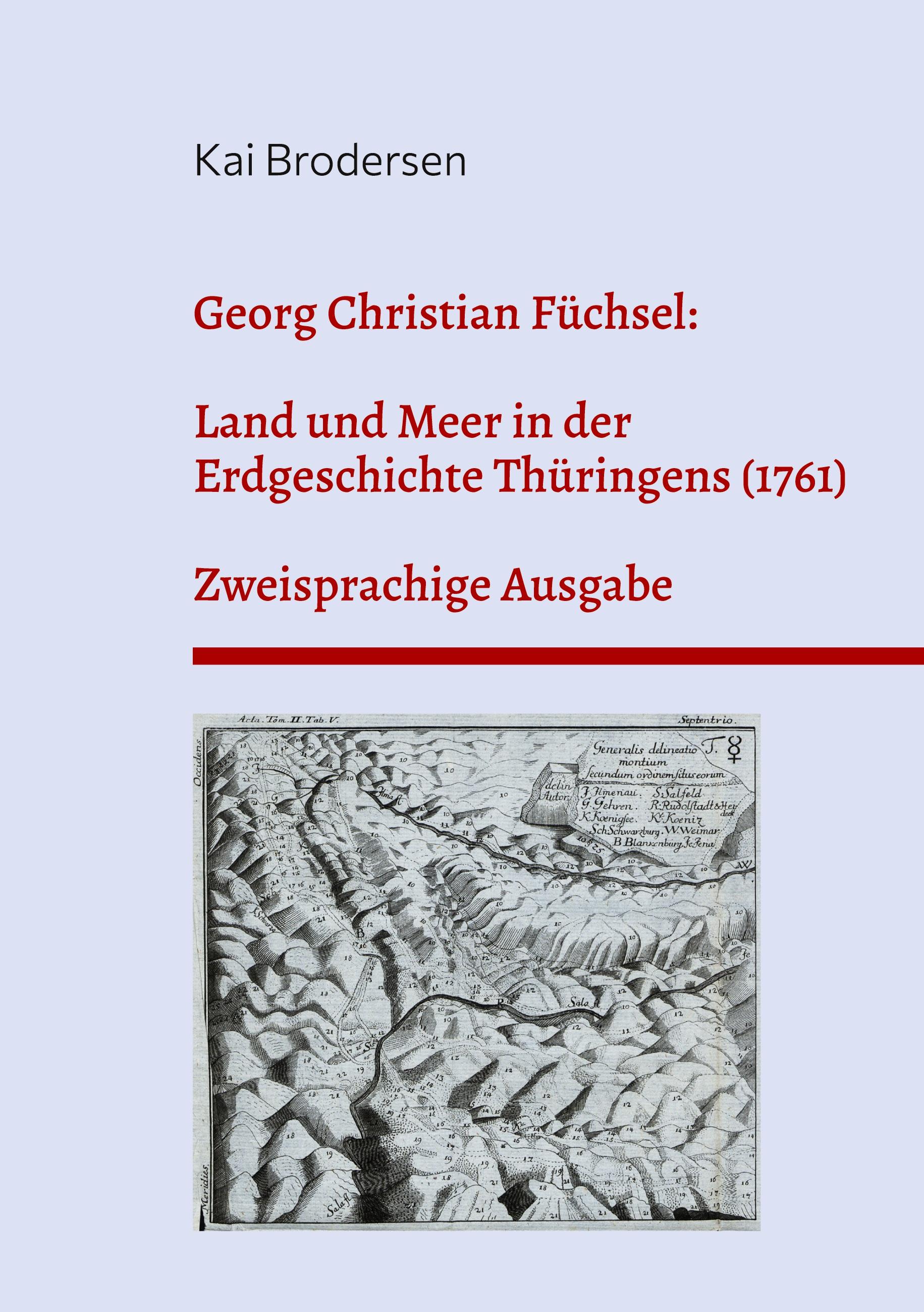 Vorderes Coverbild Georg Christian Füchsel: Land und Meer in der Erdgeschichte Thüringens (1761)