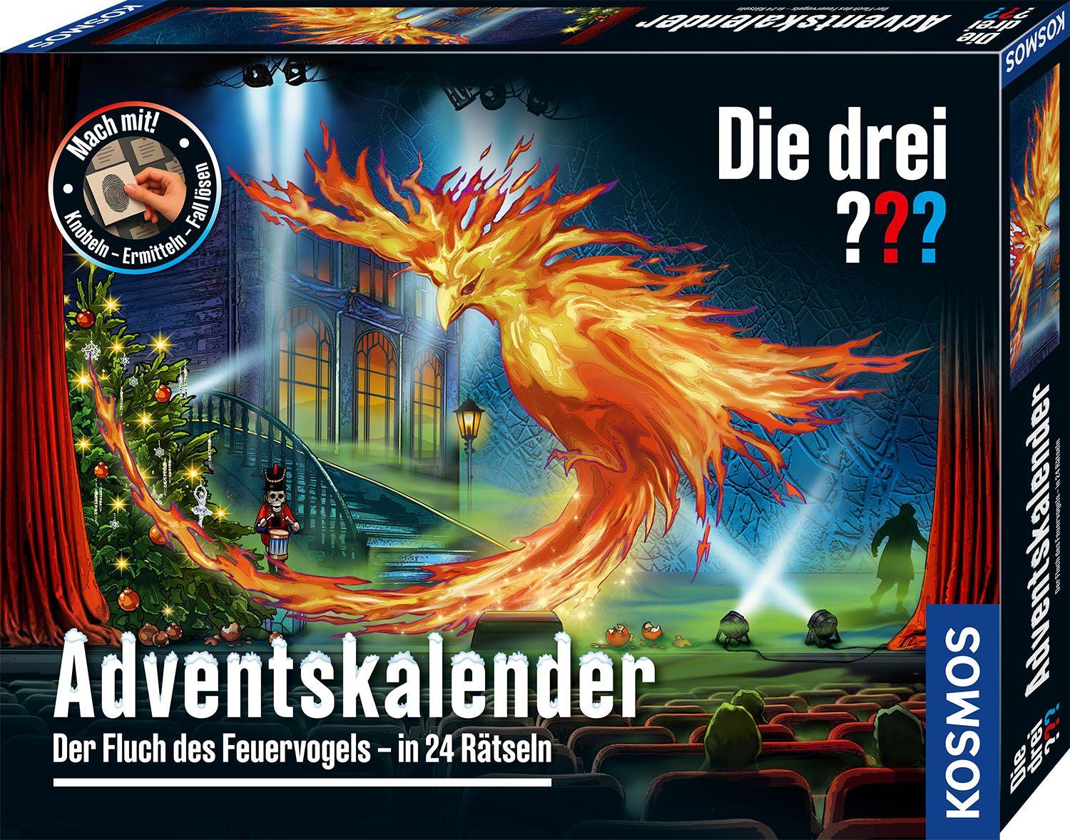 Vorderes Coverbild Die drei ???-Adventskalender 2026