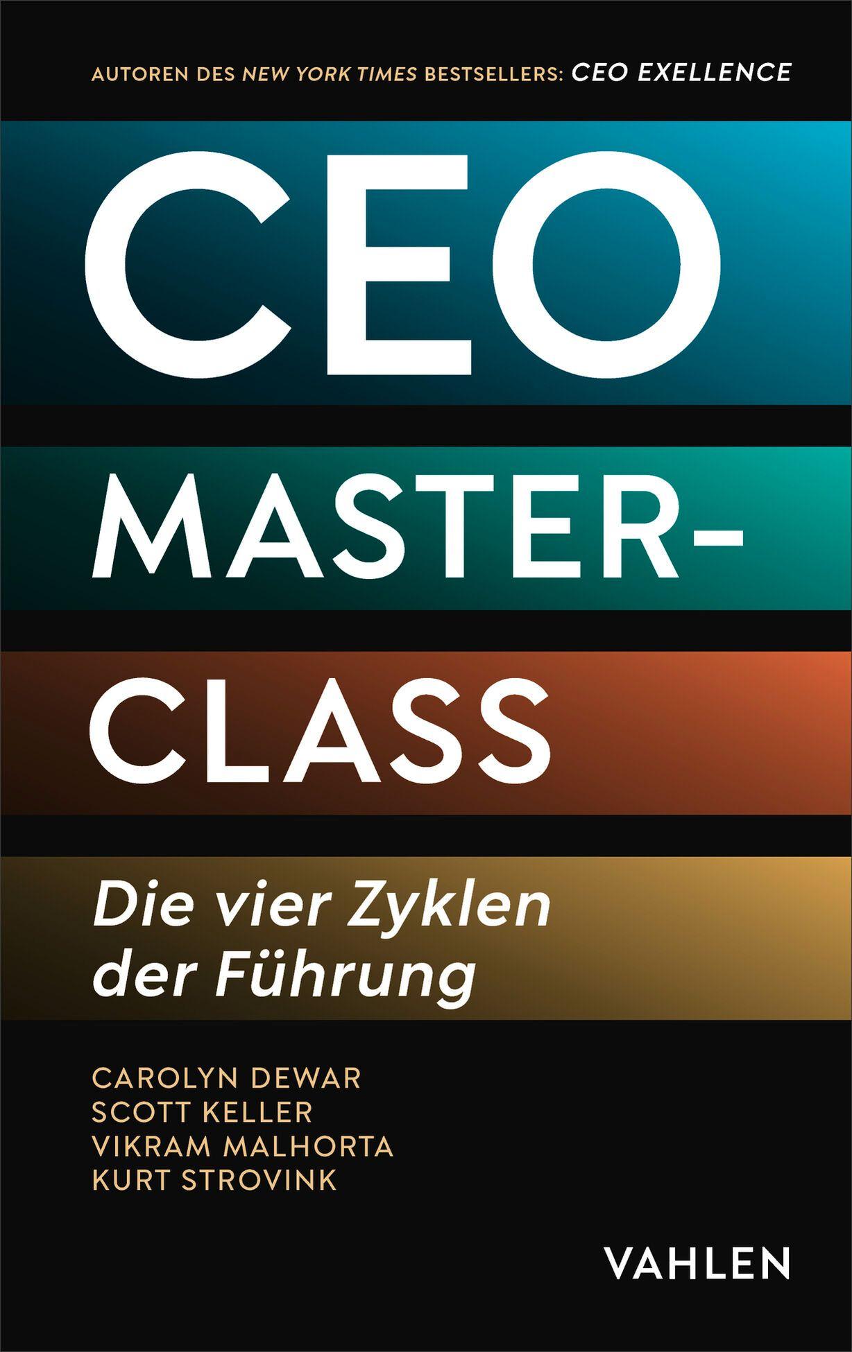 Vorderes Coverbild CEO Masterclass