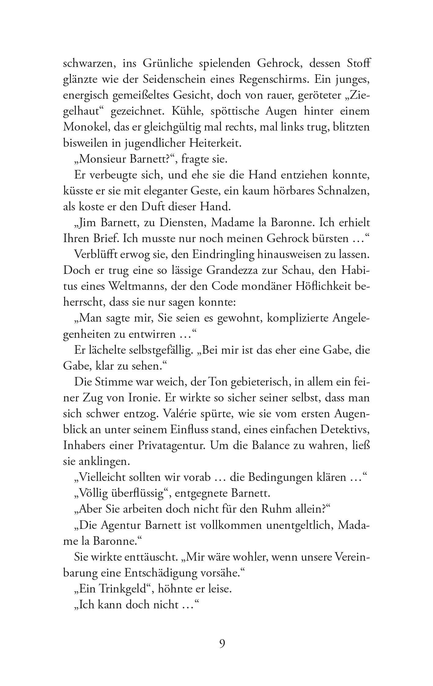 Beispielinhalt (Bild) Arsène Lupin - Die Agentur Barnett & Co. Kriminalgeschichten