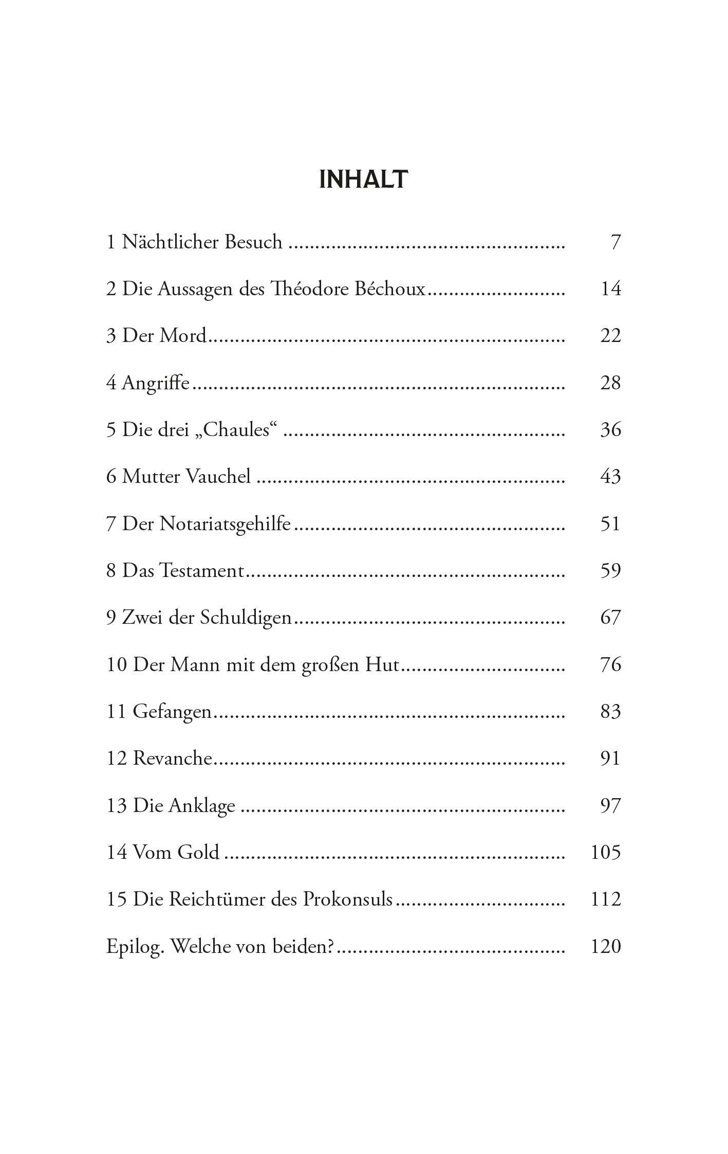 Beispielinhalt (Bild) Arsène Lupin und das Rätsel der verrückten Weiden. Kriminalroman