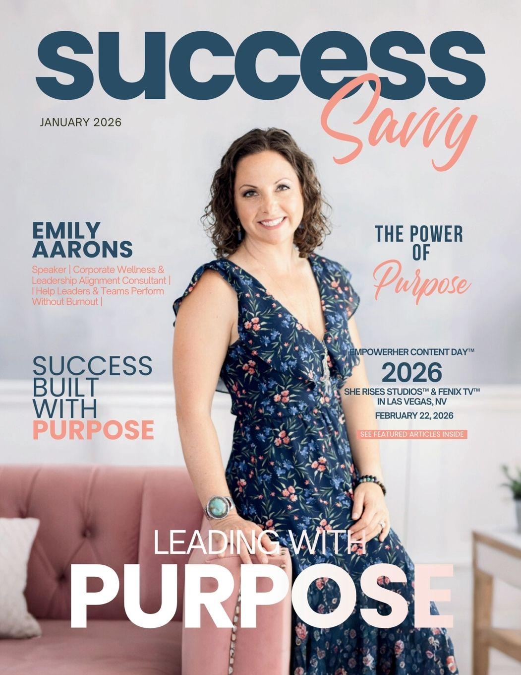 Vorderes Coverbild Success Savvy Magazine