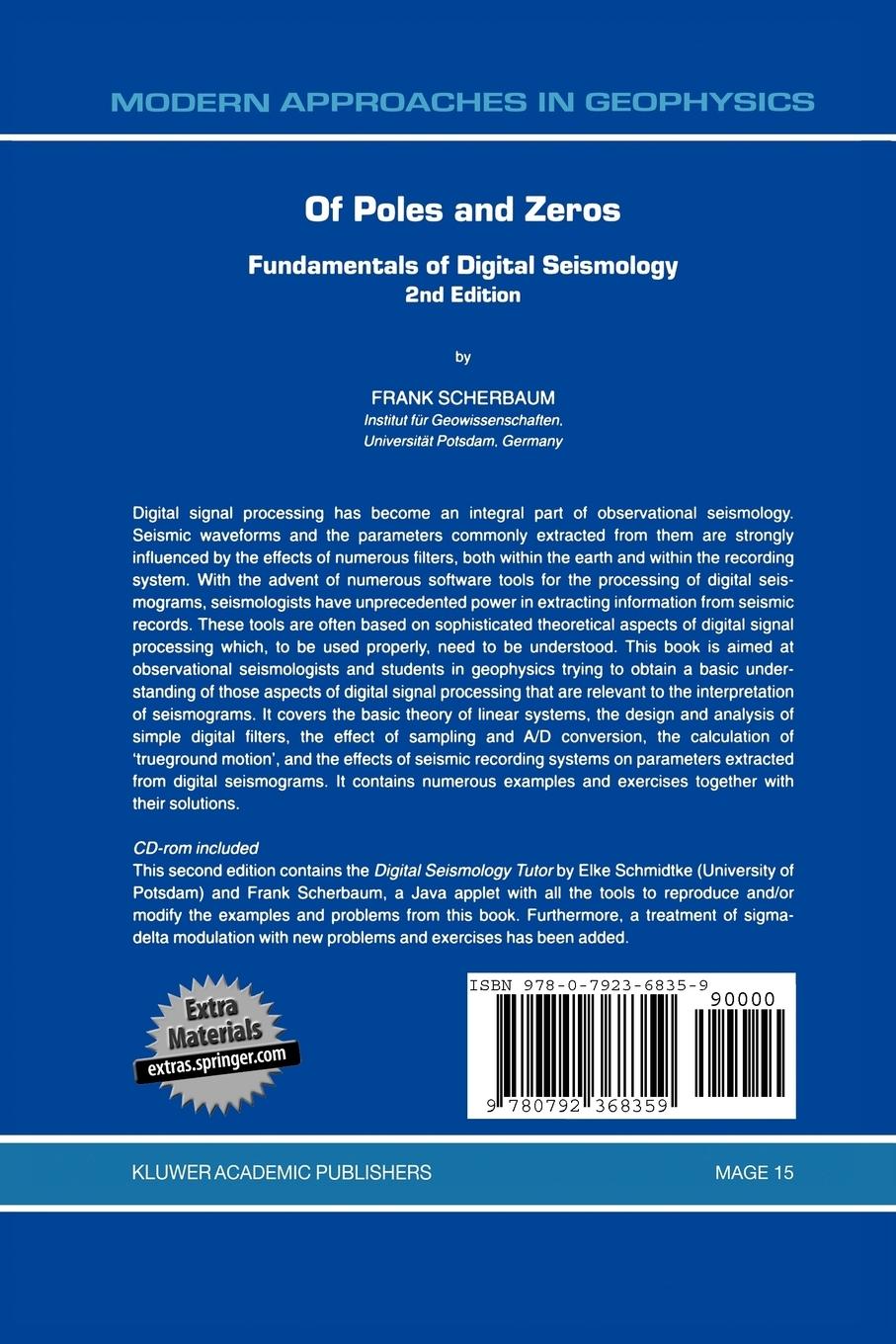 Rückseitencover Of Poles and Zeros