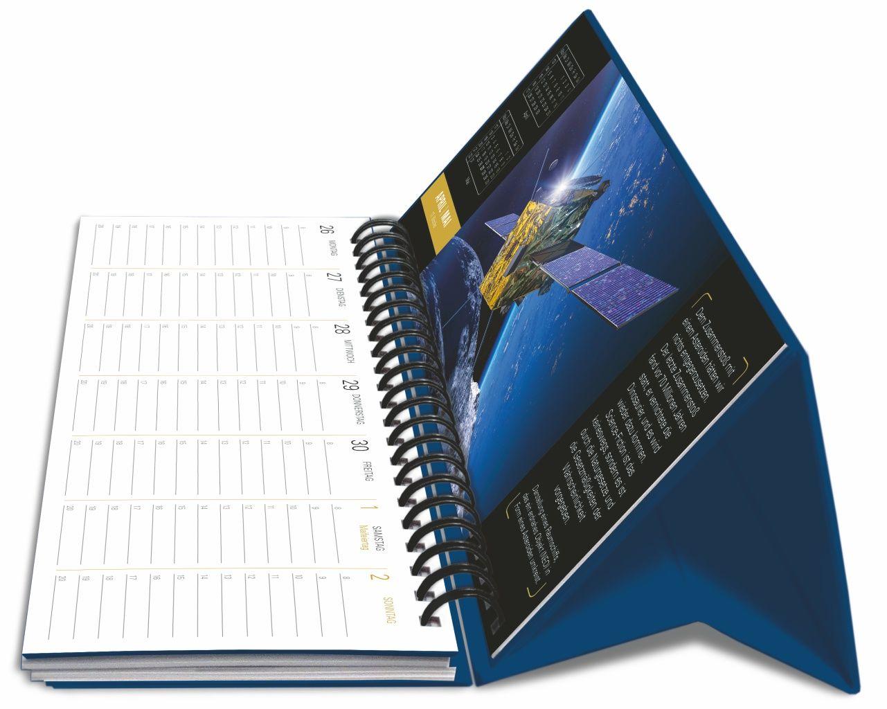 Beispielinhalt (Bild) Stephen Hawking Universum Premium-Tischplaner 2027 - Wochenkalender mit 53 Bildern und Zitaten