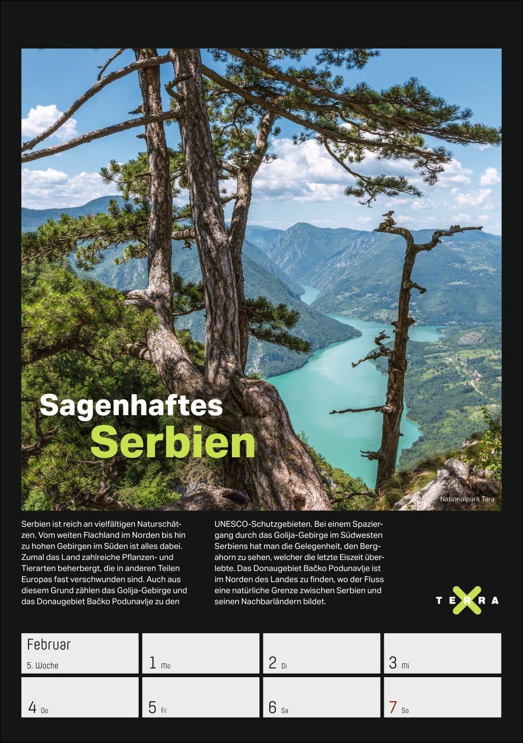 Beispielinhalt (Bild) Terra X - Das Wunder Erde Wochenplaner 2027