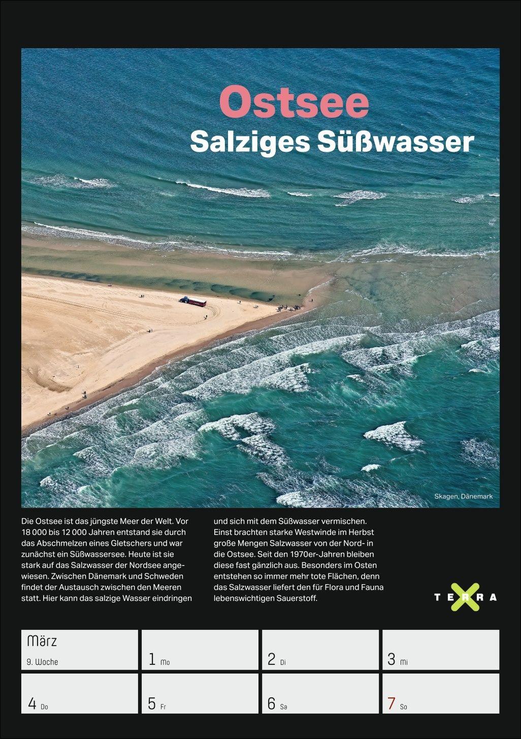 Beispielinhalt (Bild) Terra X - Das Wunder Erde Wochenplaner 2027