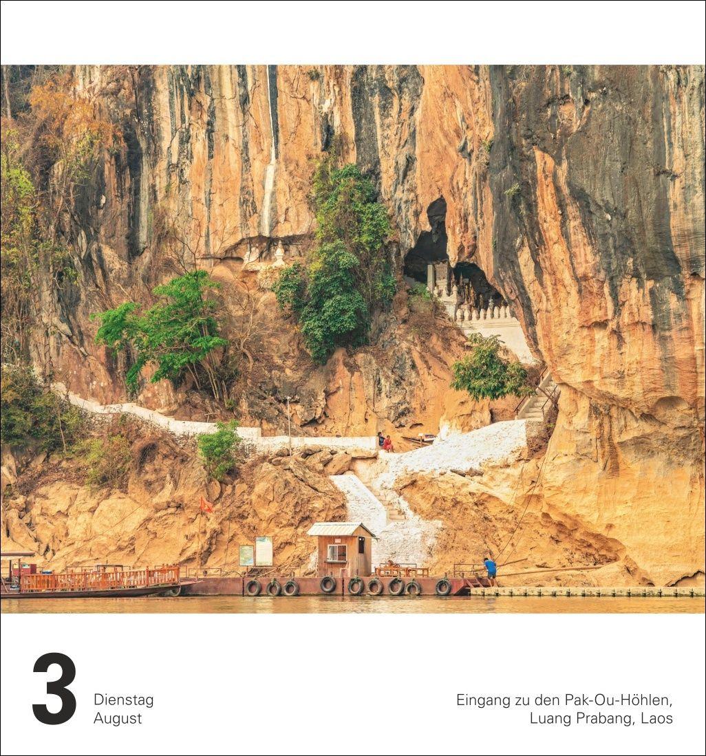 Beispielinhalt (Bild) Reise Tagesabreißkalender 2027 - Kulturkalender - Städte, Menschen, Landschaften