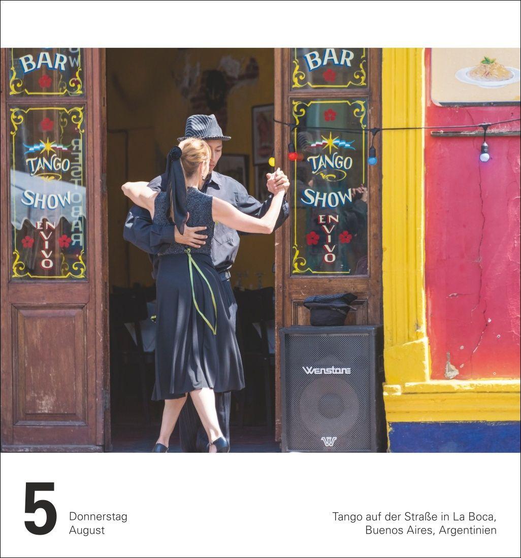 Beispielinhalt (Bild) Reise Tagesabreißkalender 2027 - Kulturkalender - Städte, Menschen, Landschaften