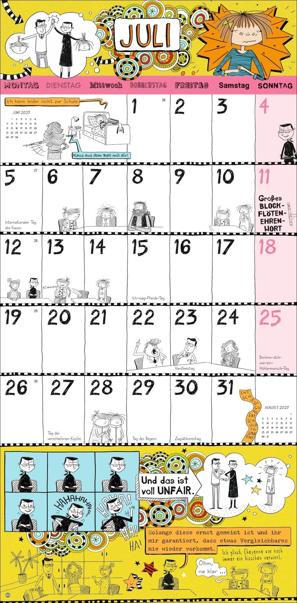 Beispielinhalt (Bild) Lotta-Leben Broschurkalender 2027