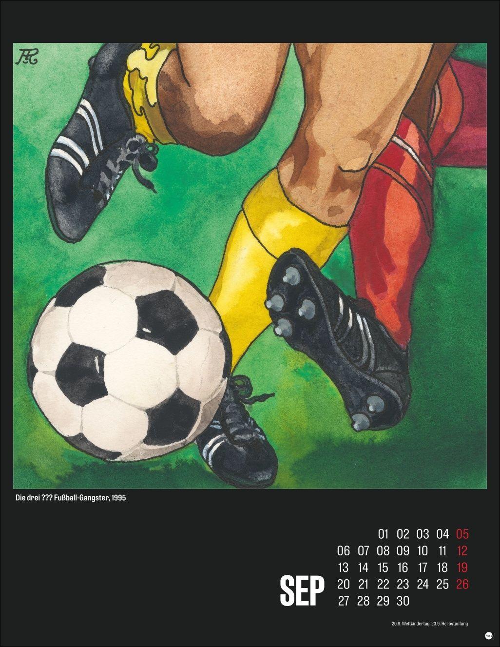 Beispielinhalt (Bild) Die drei ??? Posterkalender 2027