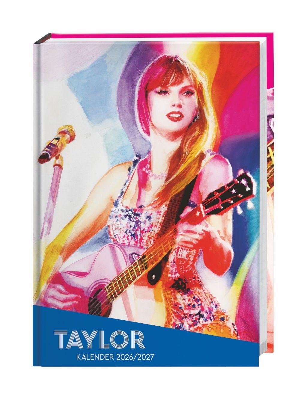 Vorderes Coverbild Taylor 17-Monats-Kalenderbuch A5 2027 - 17 Monate. Von August 2026 bis Dezember 2027