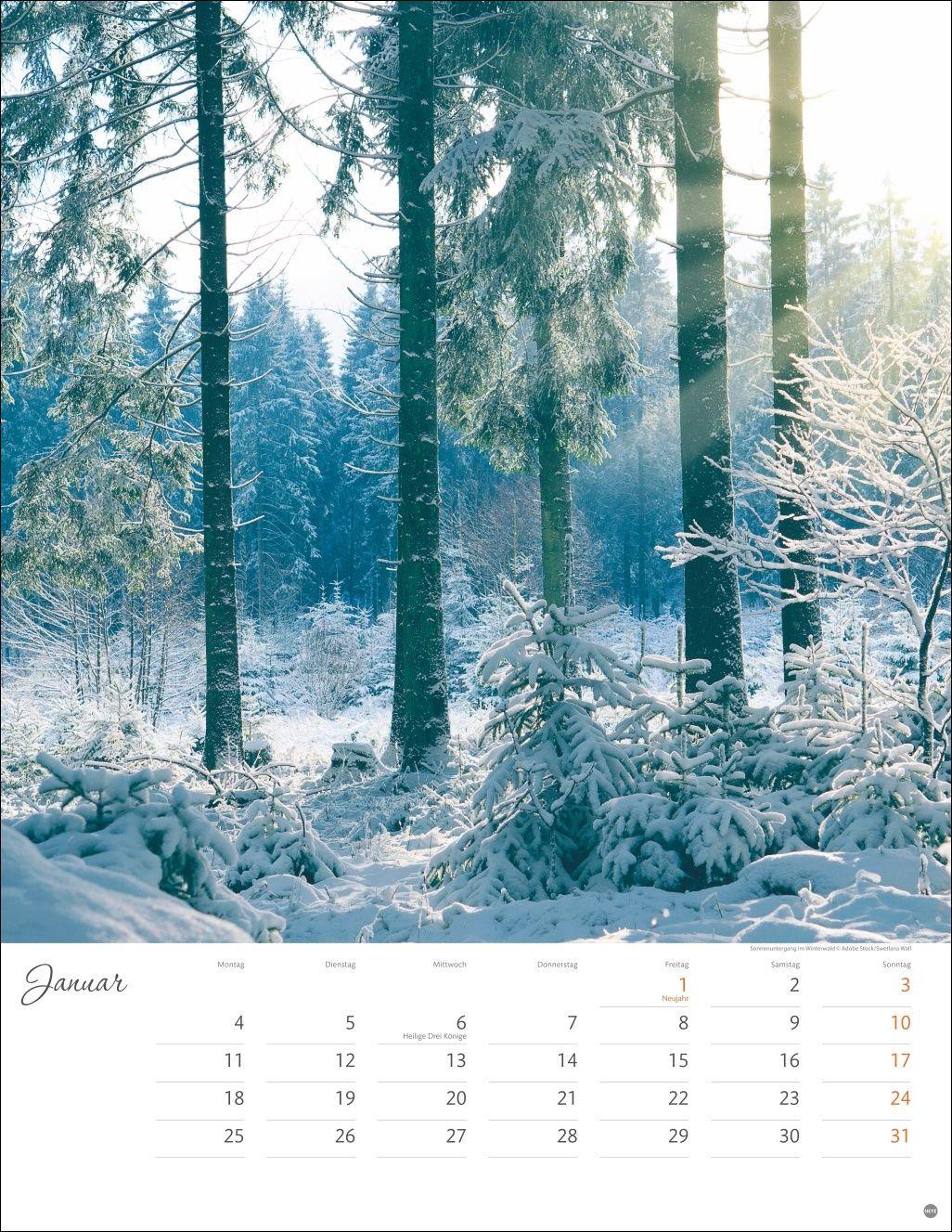 Beispielinhalt (Bild) Jenseits der Hast Posterkalender 2027