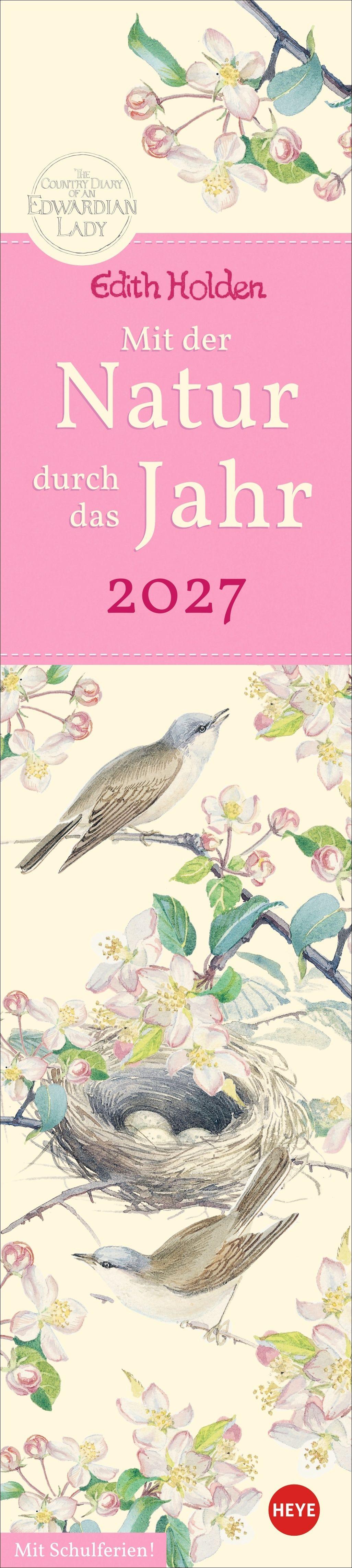 Vorderes Coverbild Edith Holden: Mit der Natur durchs Jahr Kalender 2027